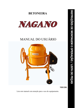 MANUAL DO USU&Aacute;RIO