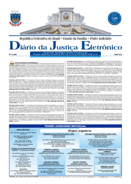 PODER JUDICI&Aacute;RIO ESTADUAL &Oacute;rg&atilde;os Julgadores