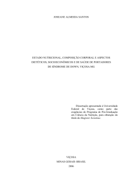 joseane almeida santos estado nutricional, composi&ccedil;&atilde;o corporal e