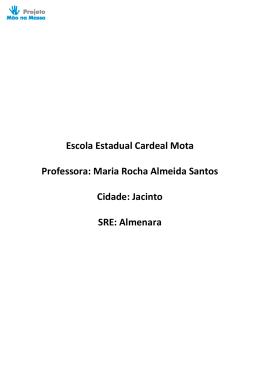 Profª. Maria Rocha Almeida Santos