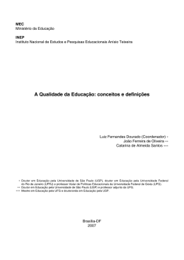 A Qualidade na educacao DISCUSS&Atilde;O N&ordm; 24