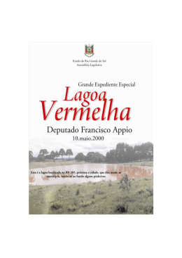 Lagoa Vermelha - Francisco Appio