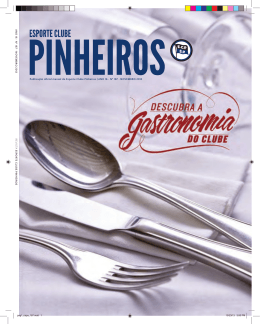 REVIST A ESPOR TE CL UBE PINHEIR OS ANO 16 • Nº 187 • NO