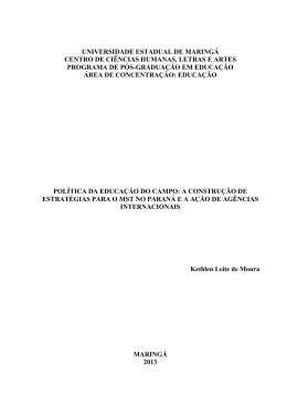 Disserta&ccedil;&atilde;o - Programa de P&oacute;s-Gradua&ccedil;&atilde;o em Educa&ccedil;&atilde;o