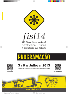 PROGRAMA&Ccedil;&Atilde;O