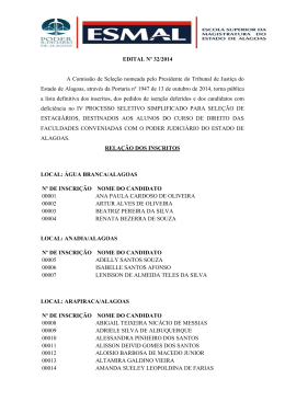 IV PROCESSO SELETIVO SIMPLIFICADO ESTAGIÁRIOS