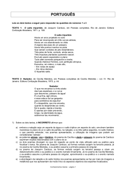 Portugu&ecirc;s, Cultura Geral, Ingl&ecirc;s