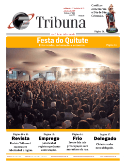 Edi&ccedil;&atilde;o 434 - Jornal Tribuna Jaboticabal