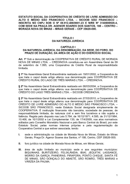 ESTATUTO SOCIAL -AGE-AGO de 2014- Bacen