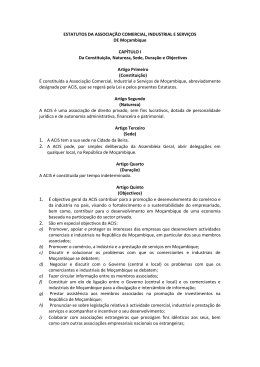 estatutos da associa&ccedil;&atilde;o comercial, industrial e servi&ccedil;os
