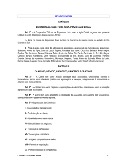 ESTATUTO SOCIAL