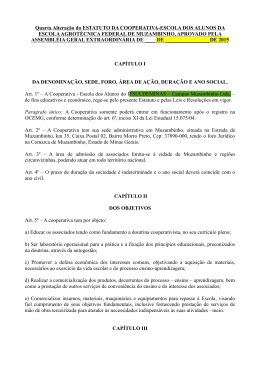 Estatuto COOPAM - Quarta Altera&ccedil;&atilde;o
