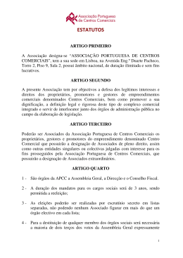 Estatutos da APCC