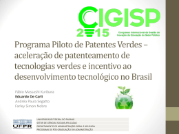 Programa Piloto de Patentes Verdes