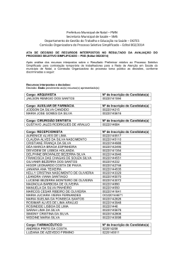 Edital 002 - Prefeitura Municipal do Natal