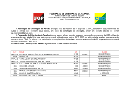 rela&ccedil;&atilde;o de inscritos iv etapa &ndash; cpo 2015