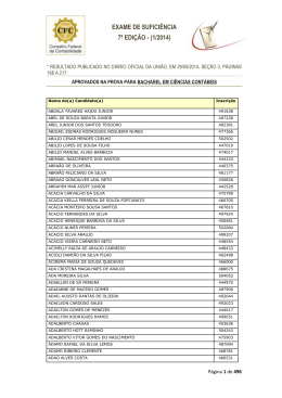 Prova Bacharel em Ciências Contábeis - Crc