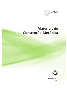 Materiais de Construção Mecânica - Rede e-Tec