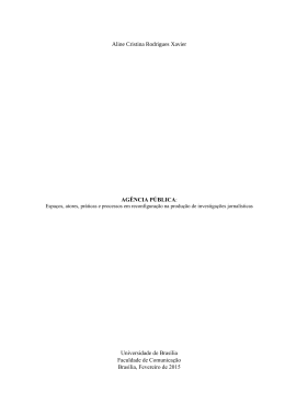 Aline Cristina Rodrigues Xavier AGÊNCIA PÚBLICA