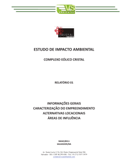 ESTUDO DE IMPACTO AMBIENTAL