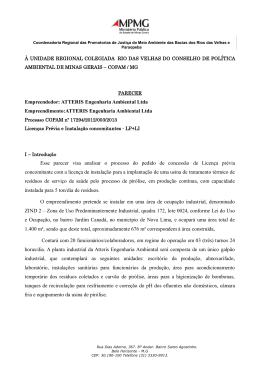 Empreendedor: ATTERIS Engenharia Ambiental Ltda