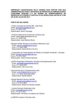 empresas cadastradas pela codeba nos portos sob sua