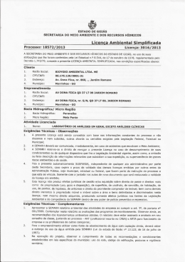 Licença Ambiental Simplificada