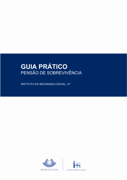 Guia Pr&aacute;tico &ndash; Pens&atilde;o de Sobreviv&ecirc;ncia