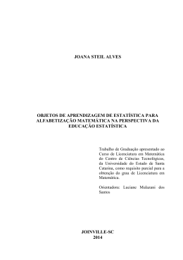 joana steil alves objetos de aprendizagem de estat&iacute;stica