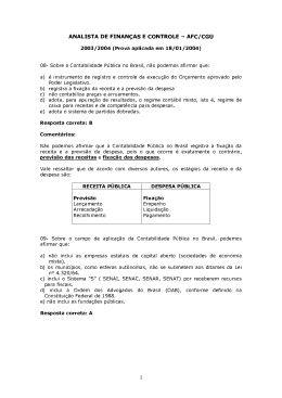 analista de finan&ccedil;as e controle &ndash; afc/cgu