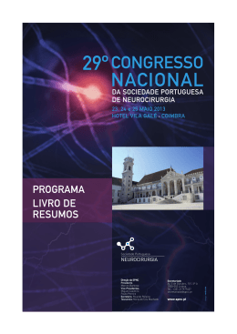 1661-SPNC-Livro de Resumos - Sociedade Portuguesa de