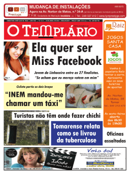 Em Tomar - Jornal O Templ&aacute;rio