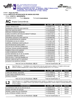 AC Ampla Concorr&ecirc;ncia - Uff - Universidade Federal Fluminense