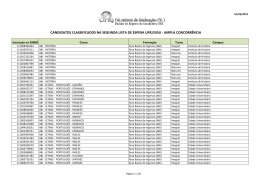 ampla concorr&ecirc;ncia