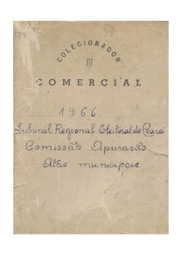Elei&ccedil;&otilde;es 1966 - Tribunal Regional Eleitoral do Cear&aacute;