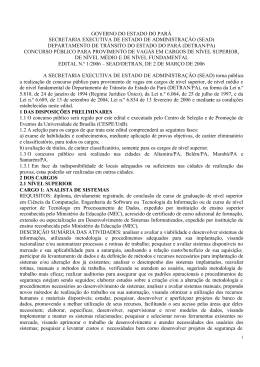 Detran/PA - 2006 - CESPE / UnB