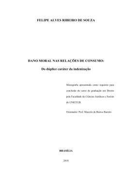 FELIPE ALVES RIBEIRO DE SOUZA DANO MORAL