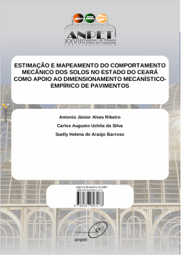 estima&ccedil;&atilde;o e mapeamento do comportamento mec&acirc;nico dos