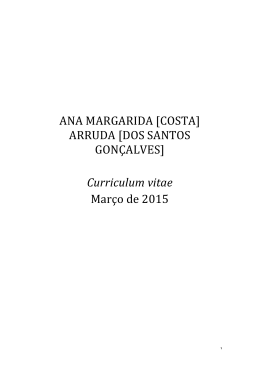 ANA MARGARIDA [COSTA] ARRUDA [DOS SANTOS GON&Ccedil;ALVES