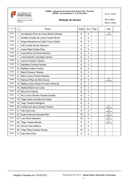 Eb1 n&ordm; 2 de Vila Real - Agrupamento de Escolas da Diogo C&atilde;o