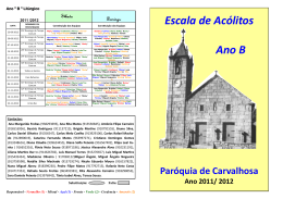 Escala de Ac&oacute;litos Ano B