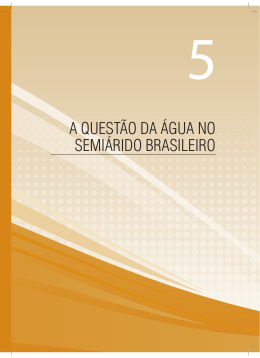 A QUEST&Atilde;O DA &Aacute;GUA NO SEMI&Aacute;RIDO BRASILEIRO