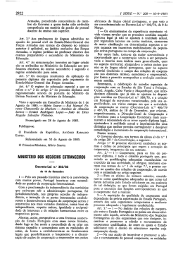 Decreto-lei n.&ordm; 363/85