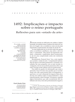 1492: Implicações e impacto sobre o reino português