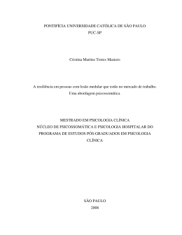 PONTIF&Iacute;CIA UNIVERSIDADE CAT&Oacute;LICA DE S&Atilde;O PAULO PUC