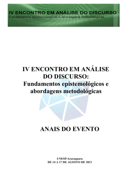 Anais - UNESP