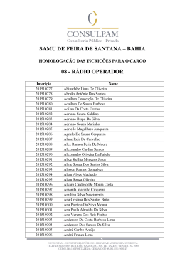 SAMU DE FEIRA DE SANTANA – BAHIA 08