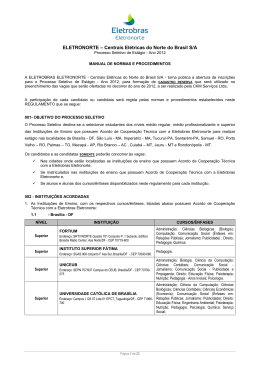 Edital - Eletronorte