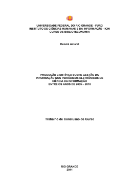 Produ&ccedil;&atilde;o cient&iacute;fica sobre Gest&atilde;o da Informa&ccedil;&atilde;o nos peri&oacute;dicos de