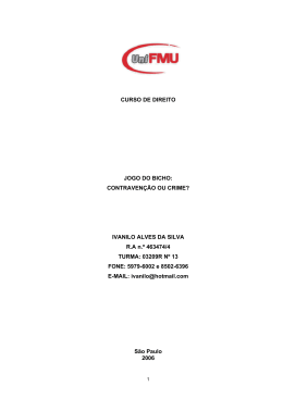 IVANILO ALVES DA SILVA RA n.&ordm; 463474/4 TURMA: 03209R
